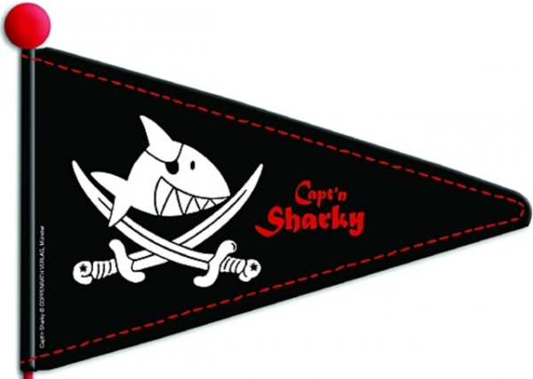 Bike Fashion SICHERHEITSWIMPEL "CAPT?N SHARKY"