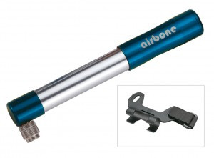 Minipumpe Airbone Evolution ZT-505 AV, 185mm, blau, inkl. Halter