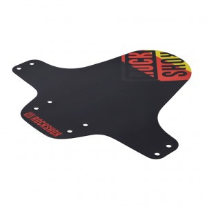 Fender MTB RockShox universal vorne schwarz+Deutschland Flagge Print