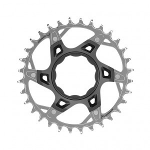 Kettenblatt SRAM XX T-Type TQ A1 34 Z., Alu, silber, 12-fach, DM