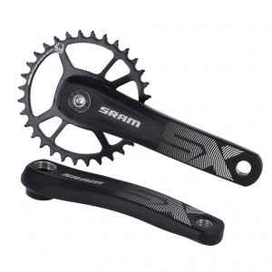 KRG SRAM SX Eagle Boost PowerSpline BB 165mm,32Z,Alu,sw,DM,11/12-f,X-Sync2