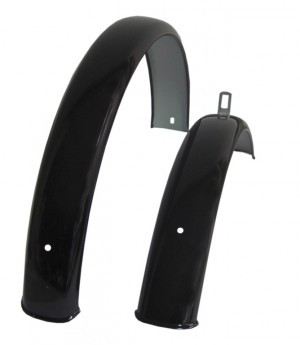 Schutzblechset Universal 20", 55mm, schwarz, ohne Streben