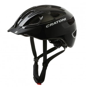 Fahrradhelm Cratoni C-Swift (City) schwarz glanz, Gr. Uni (53-59cm)