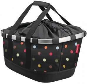 City-Tasche KLICKfix Bikebasket GT dots, 33x27x42cm,21ltr,1077g, m.UniKlip