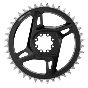 Kettenblatt SRAM X-Sync RED E1 Road 46 Z., Alu, schwarz/silber, 12-fach, DM