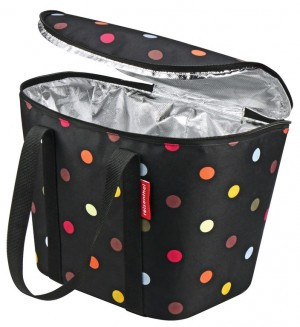 Thermo-Tasche KLICKfix für Lenkerkorb dots, 34x26x25cm, 16ltr, 360g