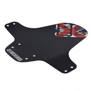 Fender MTB RockShox universal vorne schwarz+UK Flagge Print