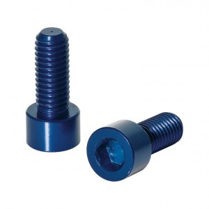 XLC Schrauben für Trinkflaschenhalter 2er Set, blau
