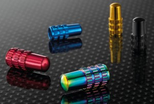 Valve Cap TOKEN für SV, rot, 2 Stück