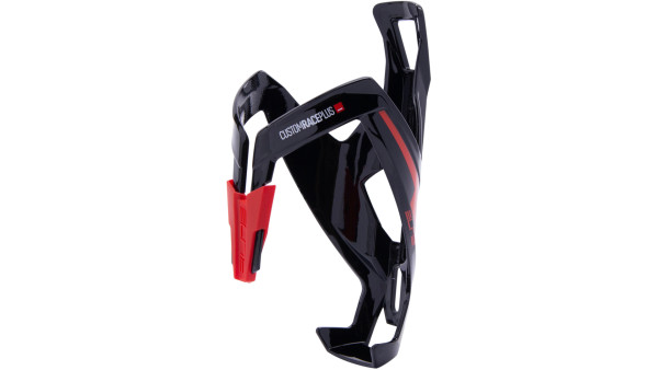 ELITE FLASCHENH.CUST.RACE SCHWARZ GLANZ/HELLROT
