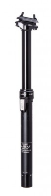 Teleskopsattelstütze KS LEV Ø30,9mm, 385mm, Hub 125mm, sw, o. Hebel