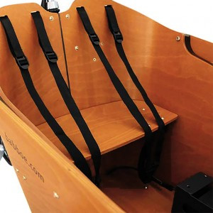 Sitzbank Babboe Holz, für Carve/Flow