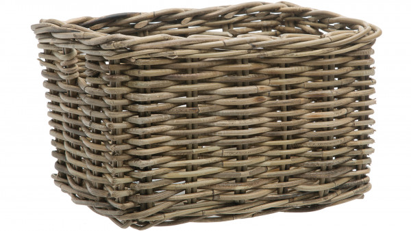 NEW LOOXS RATTAN KORB BRISBANE MEDIUM", GREY