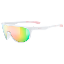 UVEX Sportstyle 515 White Matt / MIRROR Pink | One Size