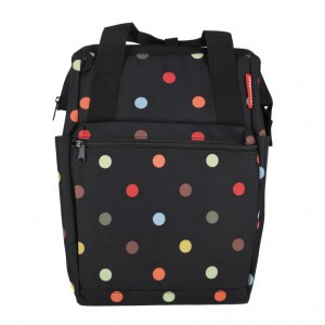Gepäckträgertasche KLICKfix ROOMY GT sw/dots, 25x17x40cm, 12ltr, 1000g