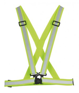 WOWOW REFLEX-SCHAERPE CROSS BELT, GELB