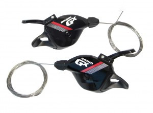 Trigger-Schalter SRAM GX 11-fach, rechts, rot, mit Klemme