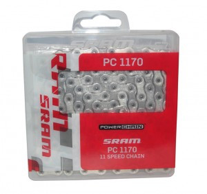 Schaltungskette SRAM PC 1170 HollowPin 120 Glieder 11-fach mit Power-Lock, si.