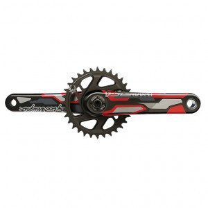 KRG Truvativ Desc.CoLab TroyLee DH DUB73 165mm,32Z,Alu/Carb,ro,DM,10/11-f,X-Sync2