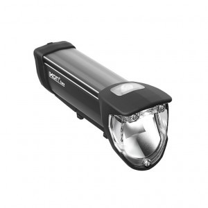 LED-Akku-Scheinwerfer b&m Ixon Core 50 Lux, schwarz, mit Halter