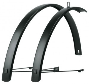 Trekkingbleche SKS EDGE AL 28", 56mm, schwarz matt, Aluminium