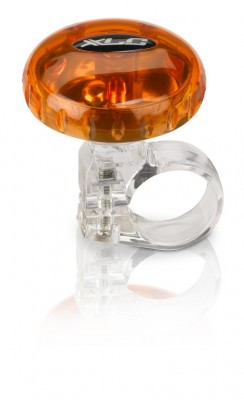XLC Fahrradglocke DD-M12 orange transparent, Ø 36 mm