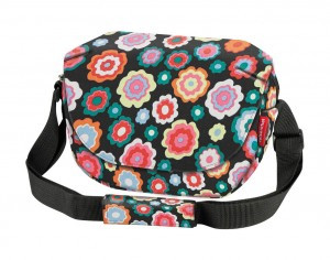 Schultertasche KLICKfix Fun Bag happy flowers, 25x19x8cm, 4ltr, 400g