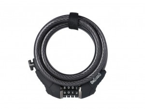 Spiralkabelschl.Onguard Dobermann 8031X Länge 185cm, Ø12mm, schwarz