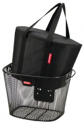 Thermo-Tasche KLICKfix für Lenkerkorb schwarz, 34x26x25cm, 16ltr, 360g
