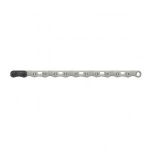 Schaltungskette SRAM XXSL T-Type Flattop 126 Glieder, 12-fach, PowerLock, silber