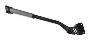 Hinterbauständer Pletscher Comp 40 Flex schwarz/met.-silber, 20"-29", 40mm Loch.