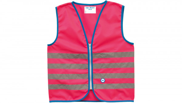 WOWOW REFLEX-KINDERWESTE "FUN JACKET", PINK, GR.L