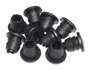 Kabeldurchführung Westphal 803/80 für Rahmenrohr, 5,5mm Bohrung, 10 Stück