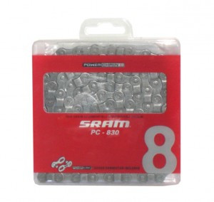Schaltungskette SRAM PC 830 114 Glieder 6/7/8-fach silber