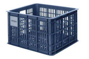 BASIL TRANSPORTKORB CRATE M,29L,BLUEST.KUNST.95%REC