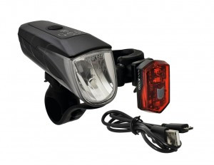 LED-Akku-Beleuchtungsset BÜCHEL BLC 710 70/30/15 Lux, 1300 mAh, Micro Lens, USB