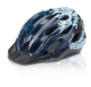 XLC Fahrradhelm BH-C20 Gr. L/XL(58-63cm), blau Motiv 'Prism'