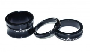 Spacer Kit Thomson schwarz, 5mm/10mm/20mm