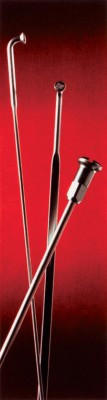 Speichen Zink 2x258mm mit 12mm Nippel 100er Pack