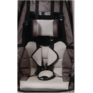 XLC Textilsitz mit Gurtsystem BS-X125 MONO S grau/beige/anthrazit