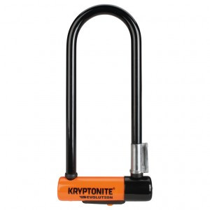 Bügelschloss Kryptonite Evolution Mini-9 8,3x24,1cm, sw/orange,3 Schlüssel