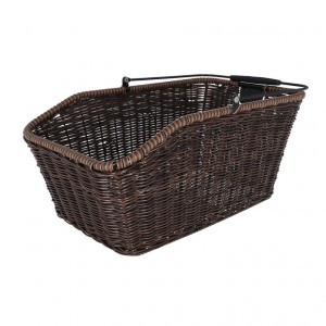 Hinterradkorb KLICKfix Structura GT 44x24x20cm, br, geflochten,f. Racktime