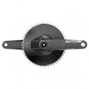 KRG SRAM Force AXS 1xE1 DUB Aero PM 165mm, 50Z, Alu, sw, DM, ohne Lager