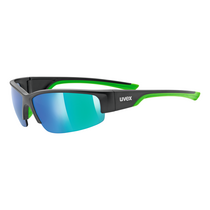 UVEX Sportstyle 215 Black Mat Green / Green | One Size