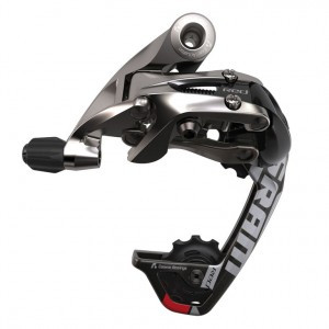 Schaltwerk SRAM Red WiFLi Aero Glide 10-fach, mittlerer Käfig, grau, Carbon
