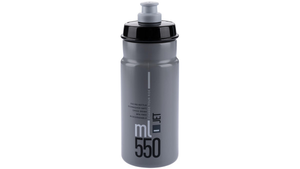 ELITE TRINKFLASCHE JET 550 ML KLAR/GRAU