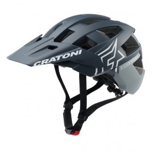 Fahrradhelm Cratoni AllSet Pro (MTB) steel/blue matt, Gr. M/L (58-61cm)