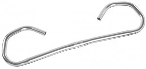 Lenker Ergotec Comfort Ø 25,4mm, 565mm, 0°, Aluminium, silber