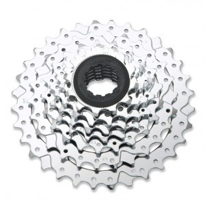 Zahnkranz-Kassette SRAM PG-830 8-fach, 11-28 Zähne, HG-Body, silber