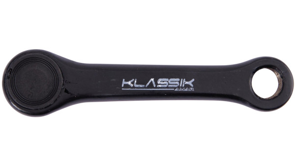 Pieper LINKE KURBEL,STAHL 4-KANT 100 MM SCHWARZ